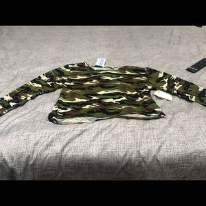 Camouflage long sleeve shirt, very thin and light